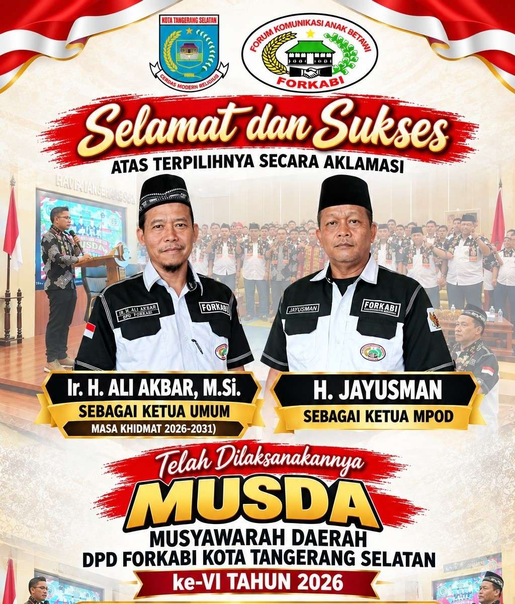 Dari Kesra ke FORKABI, Jejak Pengabdian Ustadz Ali Akbar Memasuki Babak Baru