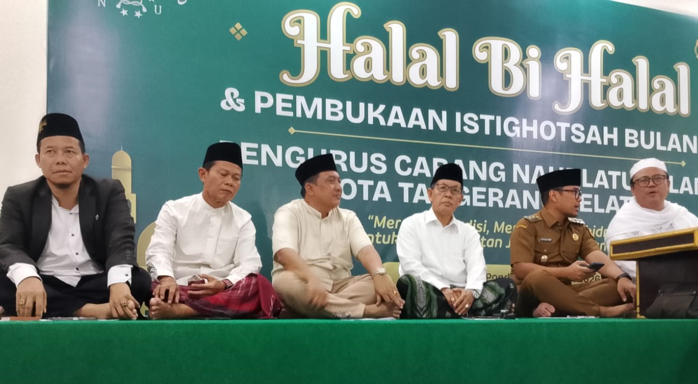 Halal Bihalal NU Tangerang Selatan Berlangsung Khidmat di Gedung Aswaja Pondok Aren